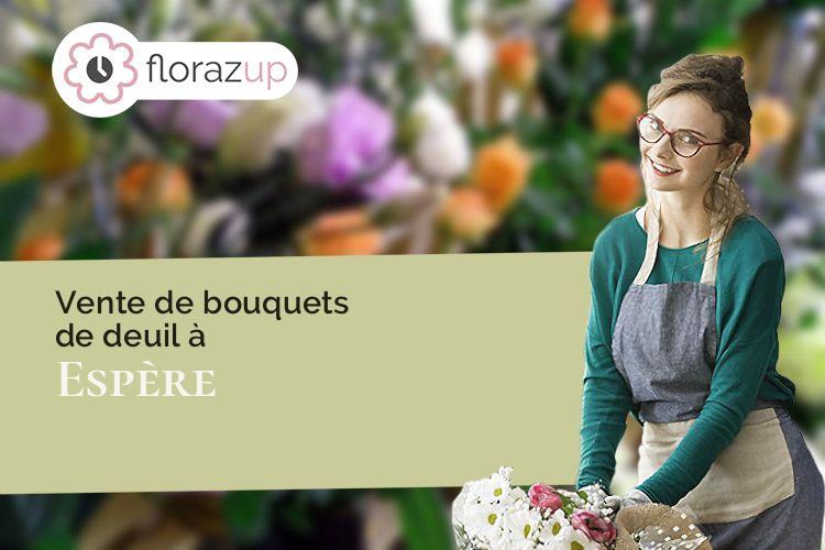 créations florales pour une crémation à Espère (Lot/46090)