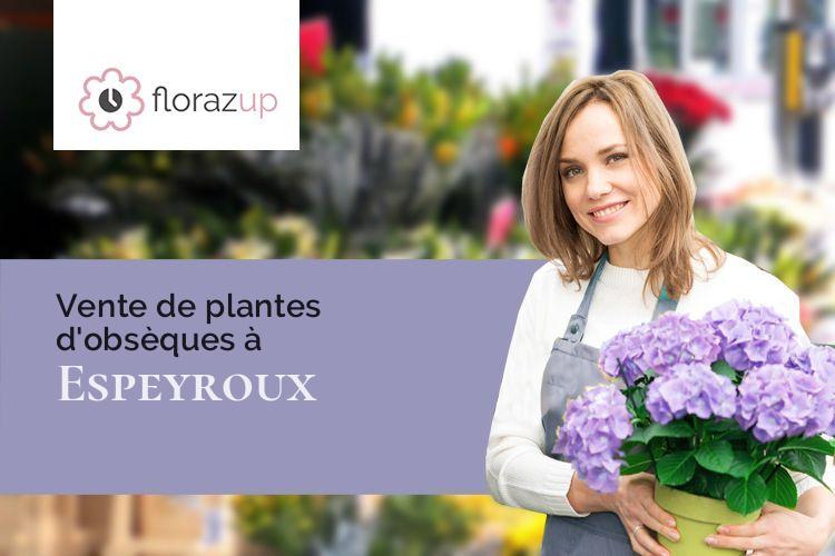 gerbes de fleurs pour un deuil à Espeyroux (Lot/46120)