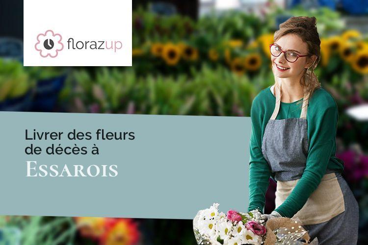 créations florales pour un décès à Essarois (Côte-d'Or/21290)