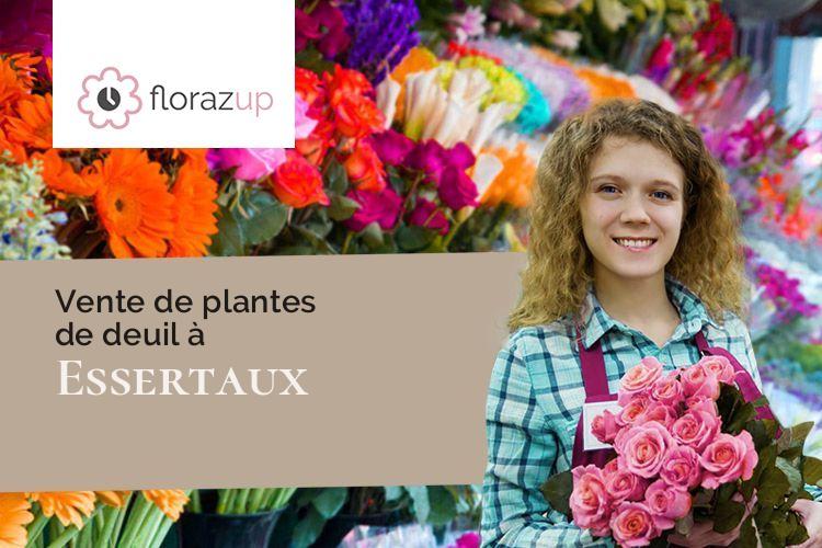 créations florales pour un enterrement à Essertaux (Somme/80160)