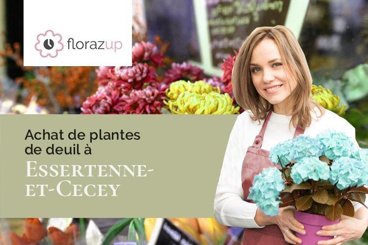 créations de fleurs pour des obsèques à Essertenne-et-Cecey (Haute-Saône/70100)