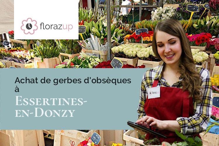 coupes de fleurs pour un décès à Essertines-en-Donzy (Loire/42360)