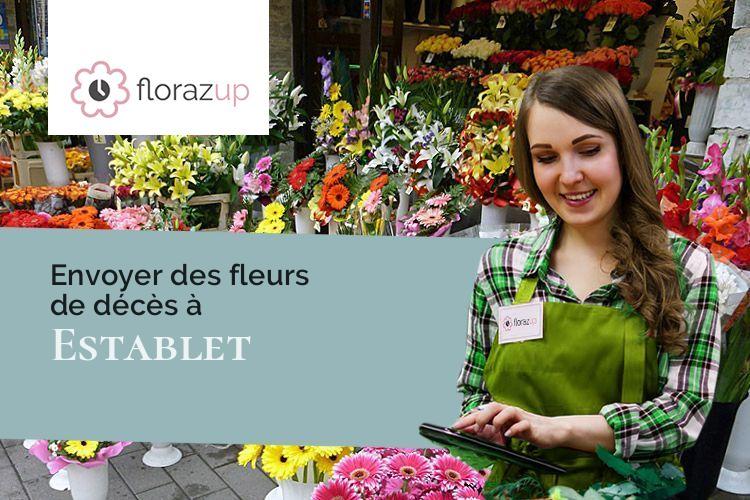 bouquets de fleurs pour des funérailles à Establet (Drôme/26470)