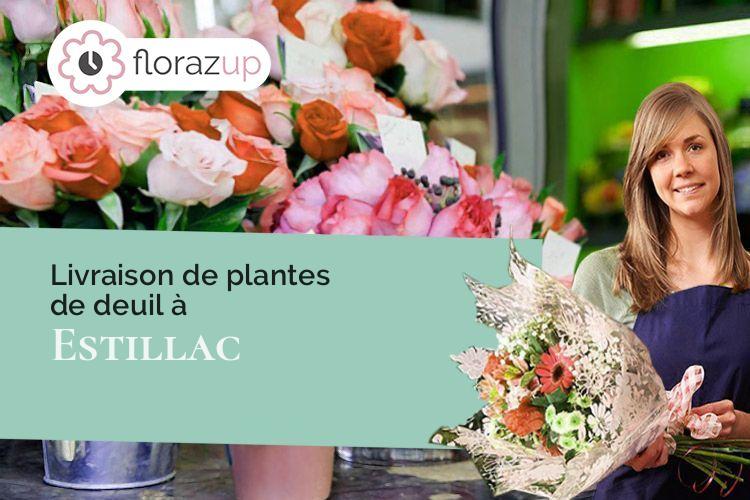 créations florales pour un décès à Estillac (Lot-et-Garonne/47310)