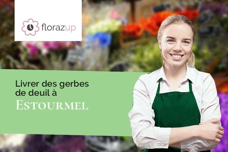 coeurs de fleurs pour un enterrement à Estourmel (Nord/59400)