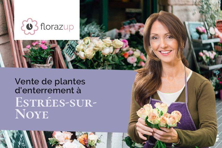 couronnes florales pour une crémation à Estrées-sur-Noye (Somme/80250)