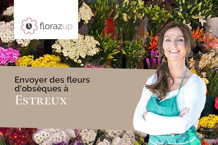 créations de fleurs pour un décès à Estreux (Nord/59990)