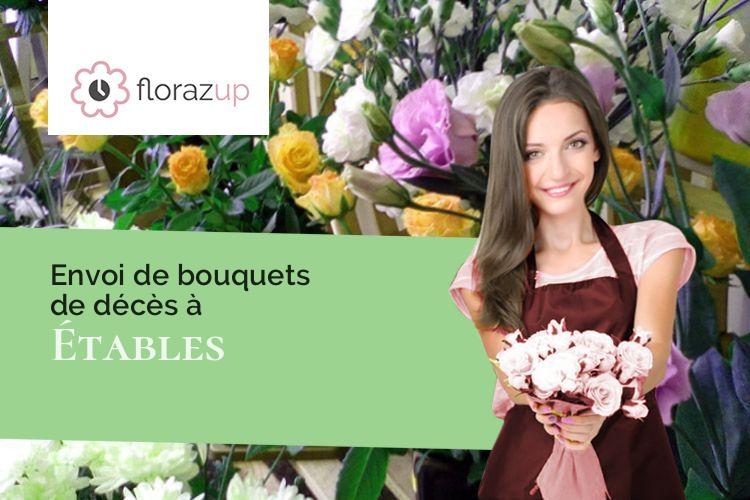 coeurs de fleurs pour une crémation à Étables (Ardèche/07300)