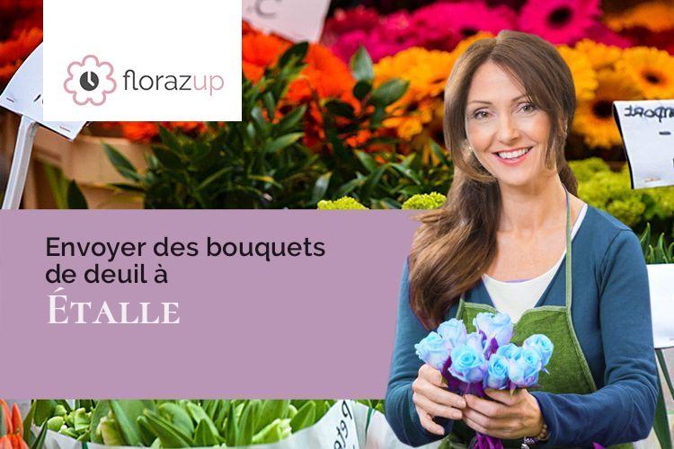 coeurs de fleurs pour un enterrement à Étalle (Ardennes/08260)