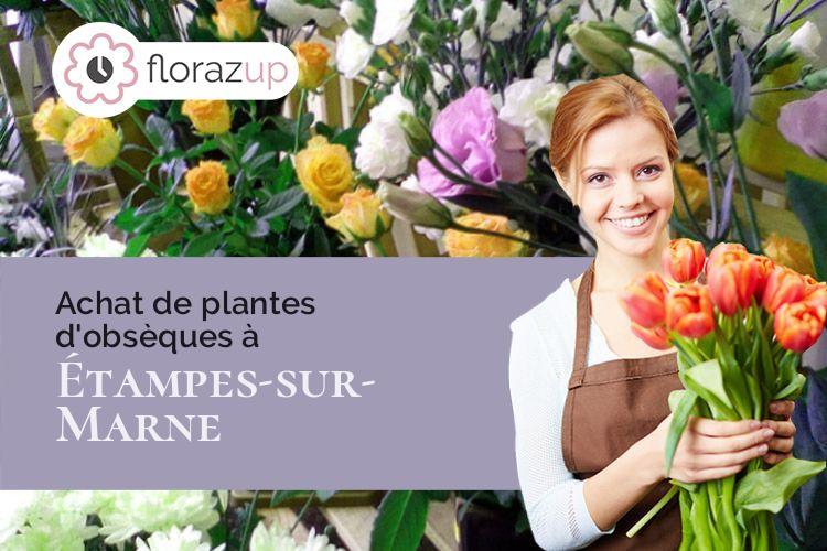 plantes pour des funérailles à Étampes-sur-Marne (Aisne/02400)