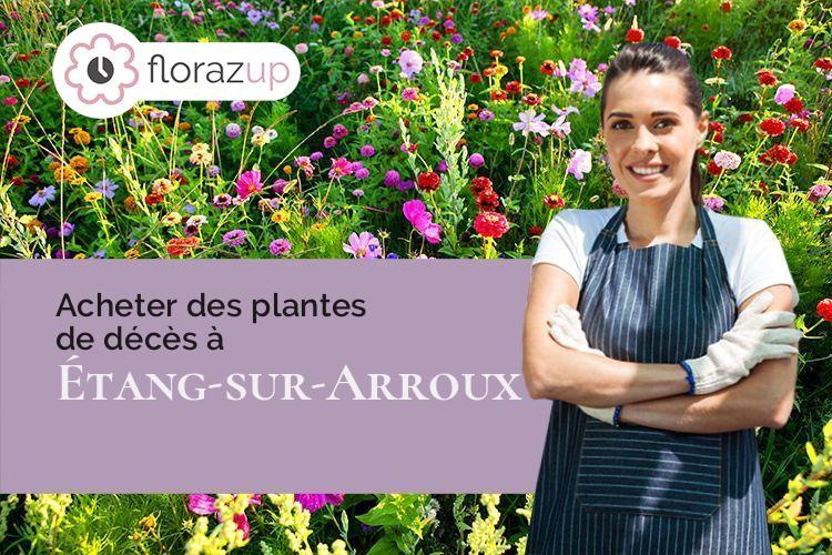 coupes de fleurs pour un deuil à Étang-sur-Arroux (Saône-et-Loire/71190)