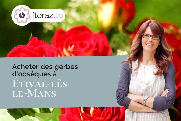 créations florales pour des obsèques à Étival-lès-le-Mans (Sarthe/72700)