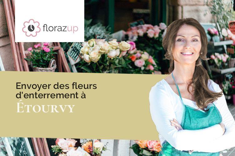 créations florales pour un décès à Étourvy (Aube/10210)