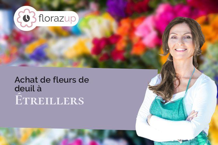 gerbes de fleurs pour un deuil à Étreillers (Aisne/02590)