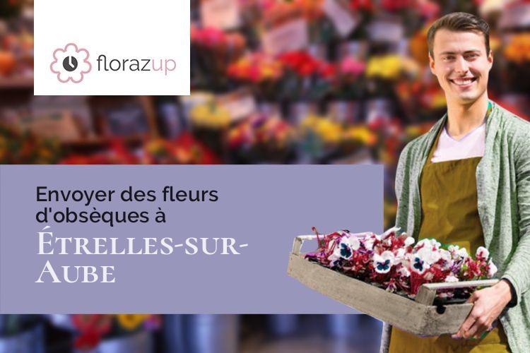 créations florales pour des funérailles à Étrelles-sur-Aube (Aube/10170)