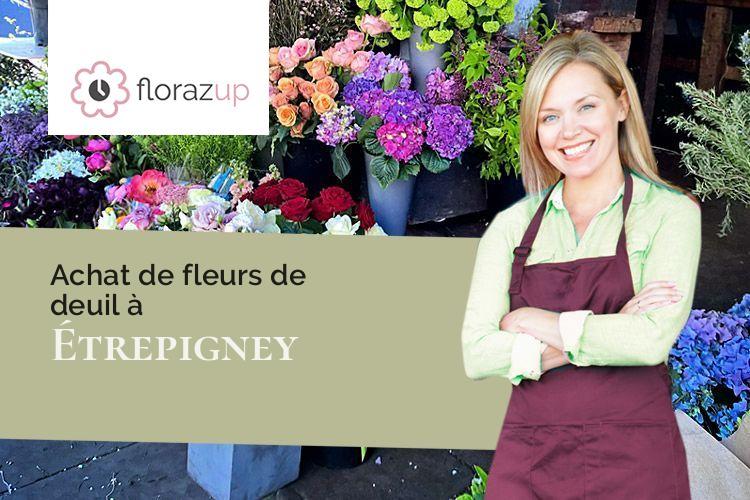 créations florales pour un décès à Étrepigney (Jura/39700)