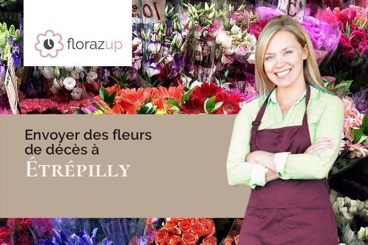 compositions de fleurs pour une crémation à Étrépilly (Seine-et-Marne/77139)