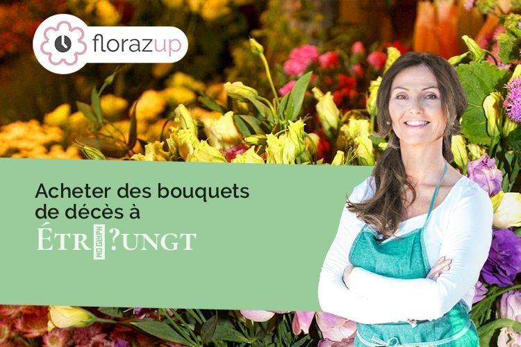 couronnes de fleurs pour un décès à Étrœ?ungt (Nord/59219)