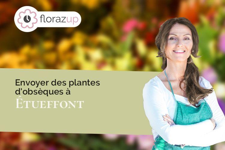 compositions de fleurs pour un décès à Étueffont (Territoire de Belfort/90170)