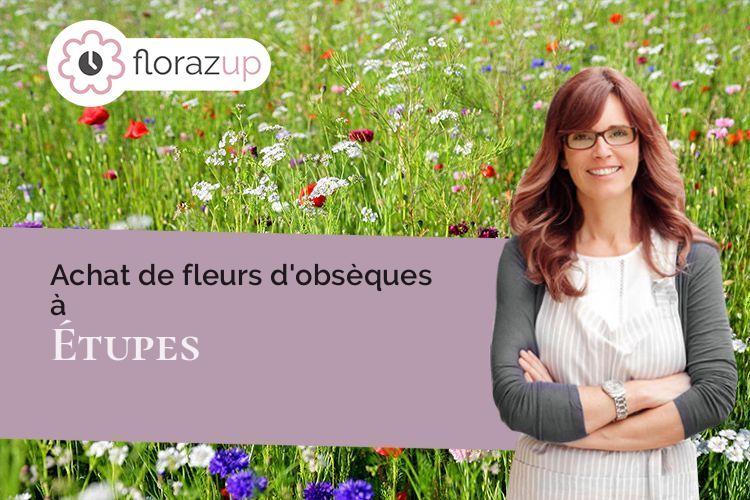 coupes de fleurs pour un deuil à Étupes (Doubs/25460)