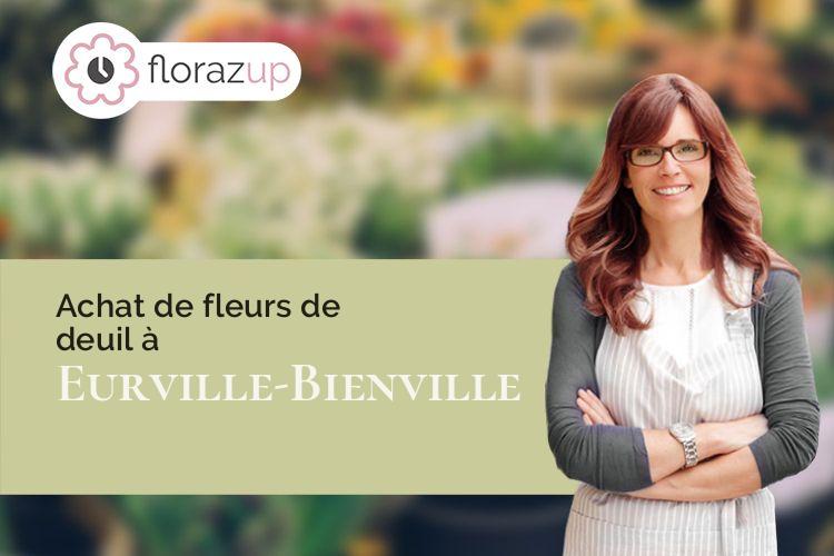 compositions florales pour des funérailles à Eurville-Bienville (Haute-Marne/52410)