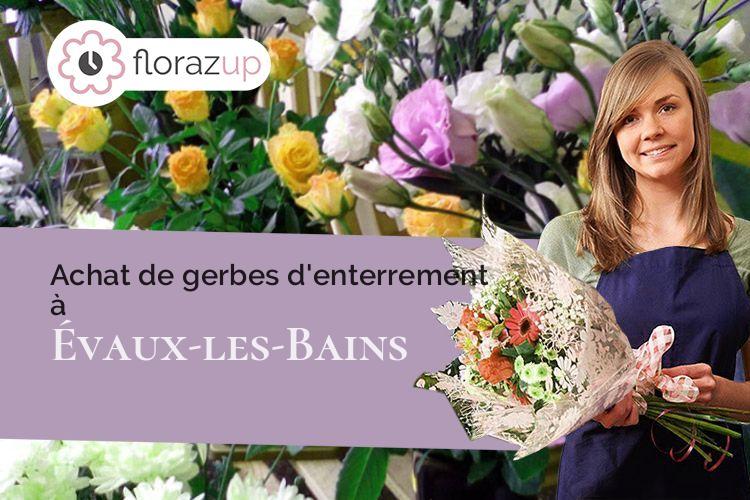 gerbes de fleurs pour des funérailles à Évaux-les-Bains (Creuse/23110)