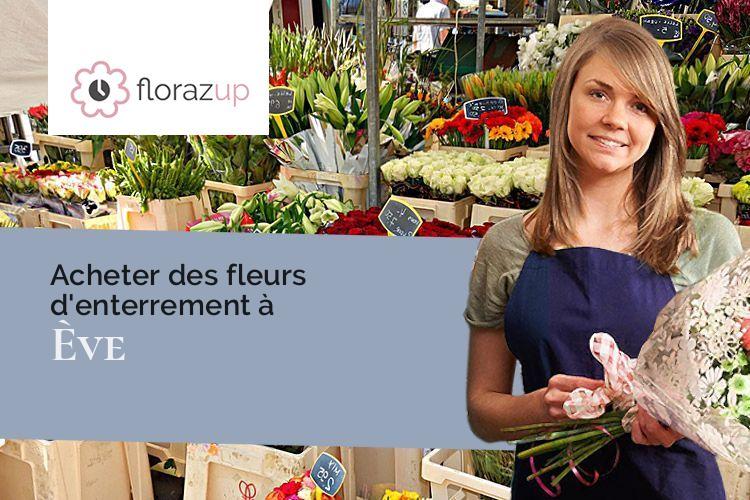 compositions de fleurs pour un deuil à Ève (Oise/60330)