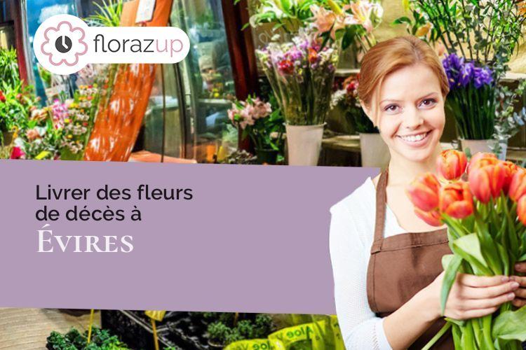 gerbes de fleurs pour un décès à Évires (Haute-Savoie/74570)