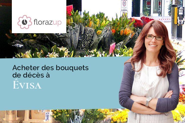 coeurs de fleurs pour une crémation à Évisa (Corse/20126)