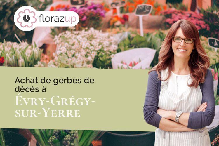 compositions florales pour un décès à Évry-Grégy-sur-Yerre (Seine-et-Marne/77166)