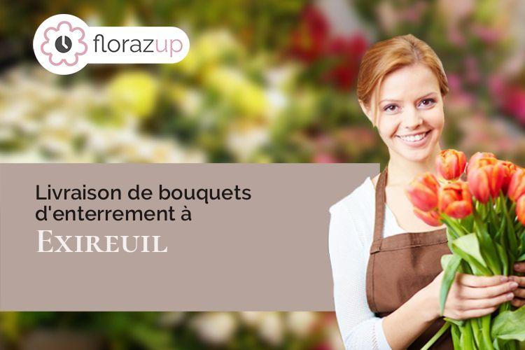 créations florales pour un deuil à Exireuil (Deux-Sèvres/79400)