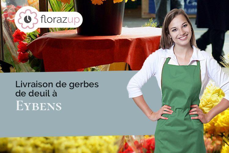 fleurs deuil pour un deuil à Eybens (Isère/38320)