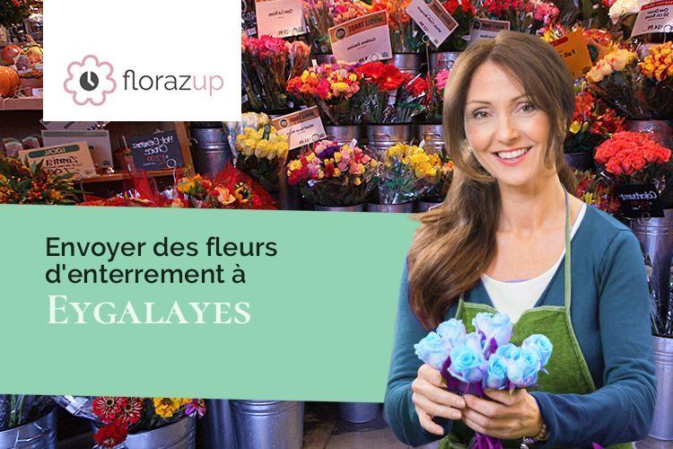 couronnes florales pour des obsèques à Eygalayes (Drôme/26560)