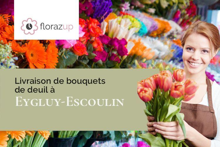 compositions florales pour un deuil à Eygluy-Escoulin (Drôme/26400)