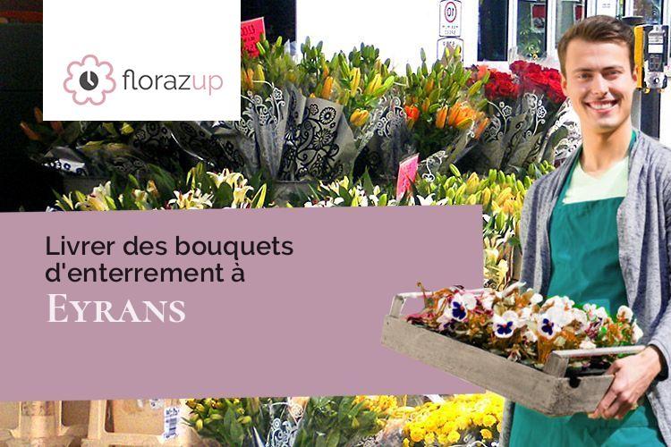 compositions florales pour un enterrement à Eyrans (Gironde/33390)