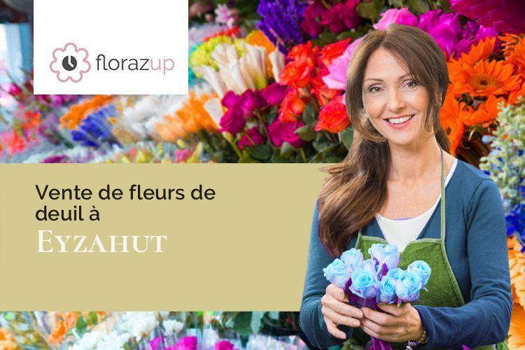 bouquets de fleurs pour un deuil à Eyzahut (Drôme/26160)