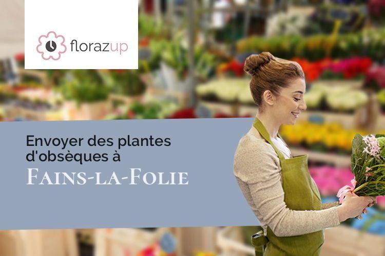 coeurs de fleurs pour un enterrement à Fains-la-Folie (Eure-et-Loir/28150)