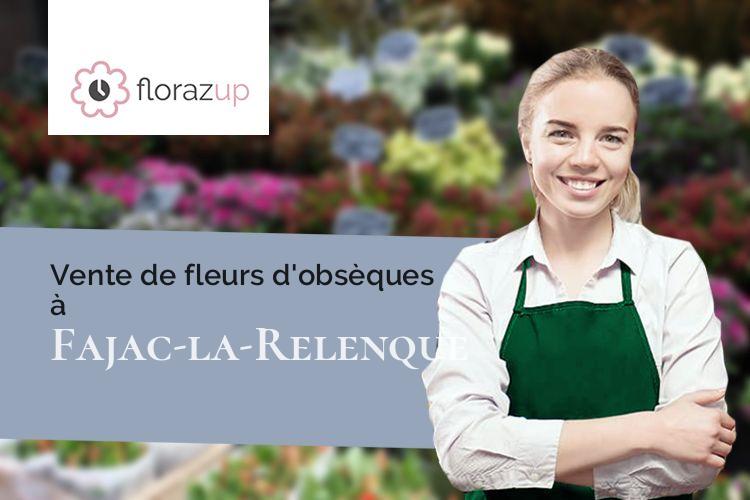 bouquets de fleurs pour un deuil à Fajac-la-Relenque (Aude/11410)