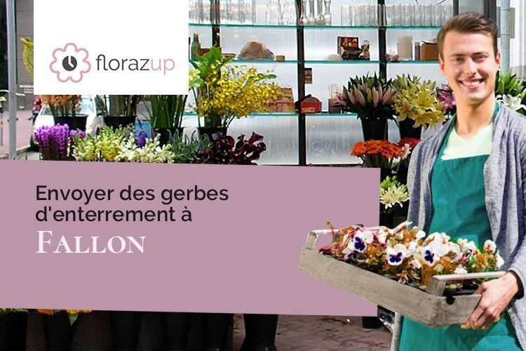 coeurs de fleurs pour une crémation à Fallon (Haute-Saône/70110)