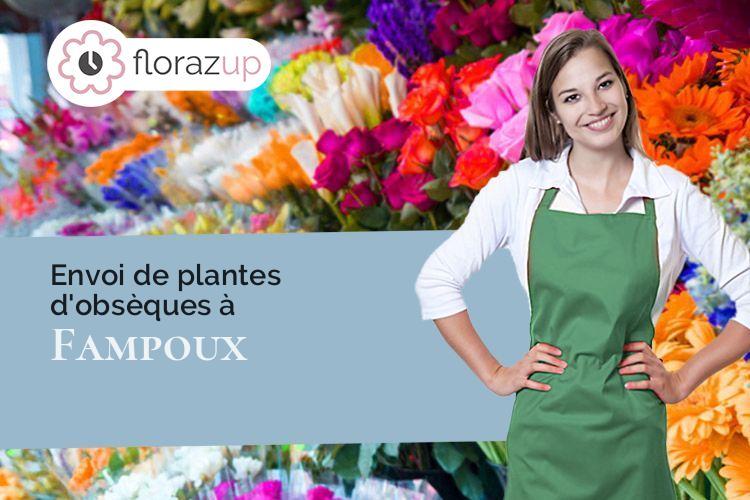 coeur de fleurs pour une crémation à Fampoux (Pas-de-Calais/62118)