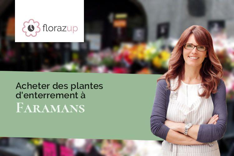 créations de fleurs pour une crémation à Faramans (Ain/01800)