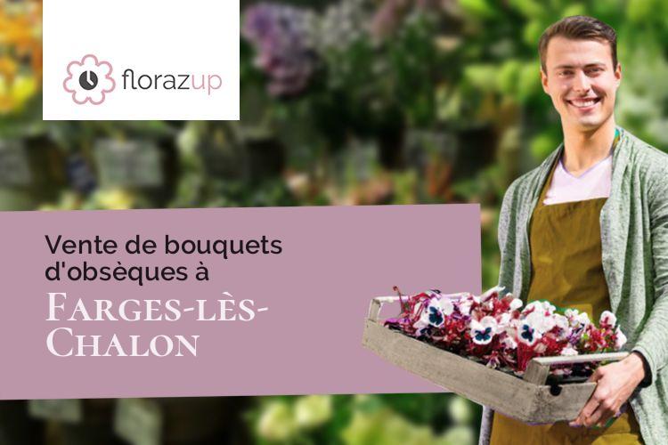 créations florales pour une crémation à Farges-lès-Chalon (Saône-et-Loire/71150)