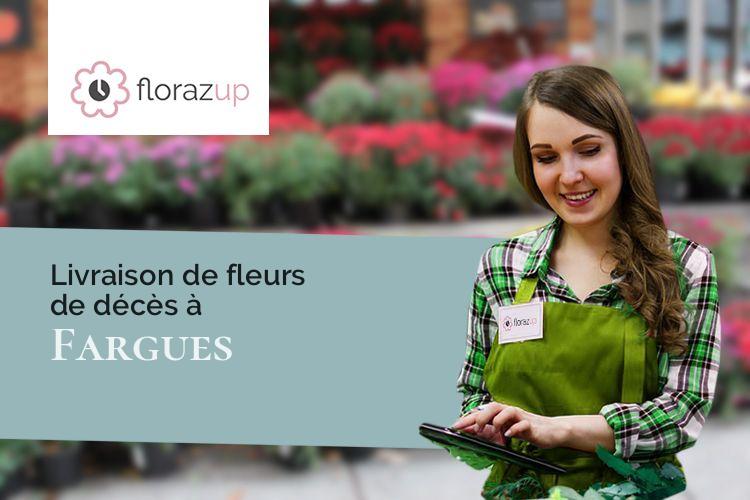 compositions florales pour une crémation à Fargues (Landes/40500)