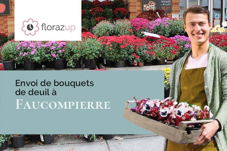 compositions de fleurs pour un enterrement à Faucompierre (Vosges/88460)