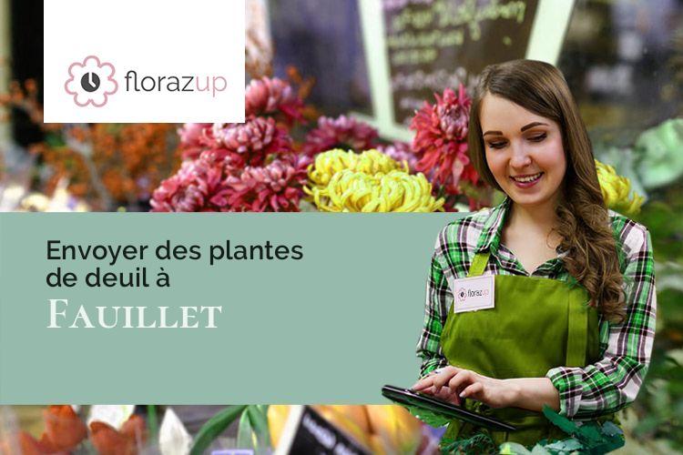 gerbes de fleurs pour un deuil à Fauillet (Lot-et-Garonne/47400)