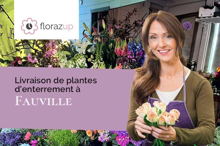 bouquets de fleurs pour un deuil à Fauville (Eure/27930)