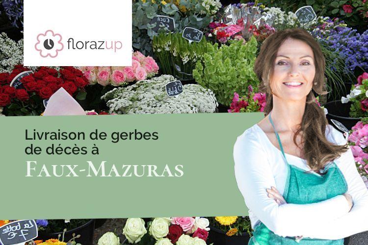 créations florales pour un enterrement à Faux-Mazuras (Creuse/23400)