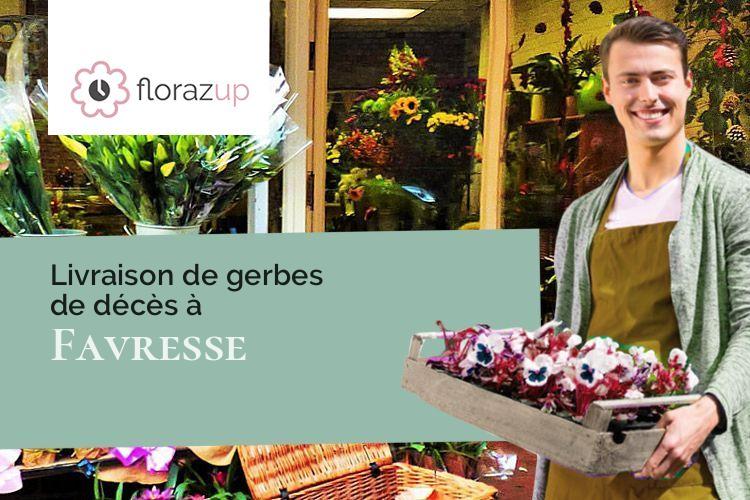 coupes de fleurs pour des obsèques à Favresse (Marne/51300)