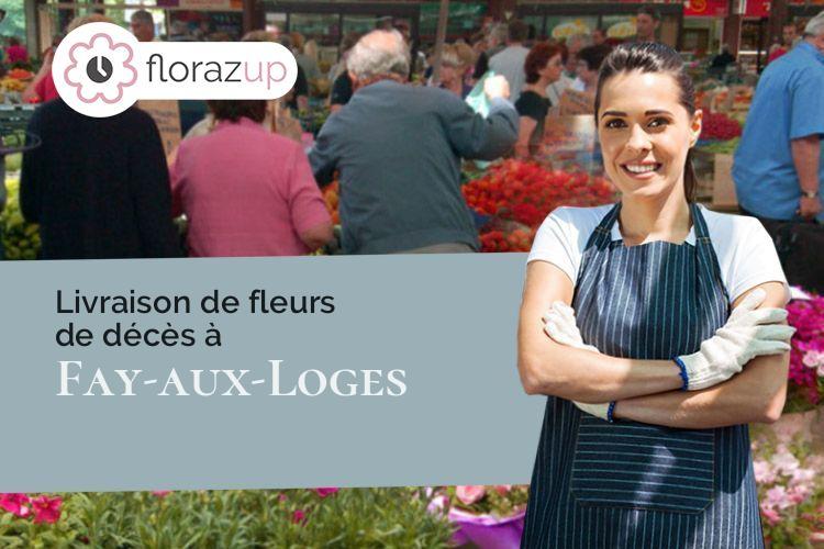 fleurs deuil pour un deuil à Fay-aux-Loges (Loiret/45450)