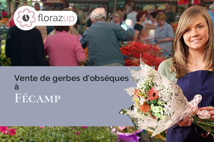 bouquets de fleurs pour un enterrement à Fécamp (Seine-Maritime/76400)